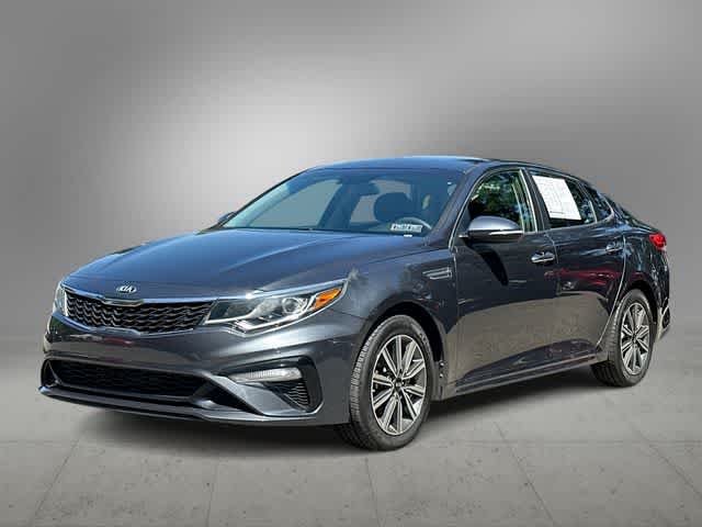 Gray (Gravity Grey) 2019 Kia Optima Sedan Front-Wheel Drive 6-Speed Automatic