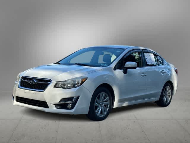 Crystal White Pearl 2015 Subaru Impreza Sedan All-Wheel Drive Continuously Variable Transmission