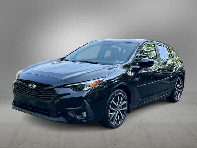 Crystal Black Silica 2025 Subaru Impreza Sport AWD Wagon All-Wheel Drive Continuously Variable Transmission