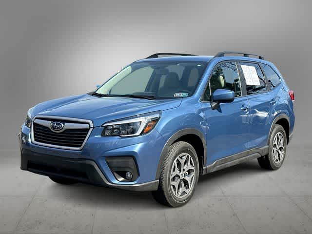Horizon Blue Pearl 2021 Subaru Forester Premium Crossover AWD SUV / Crossover All-Wheel Drive Continuously Variable Transmission