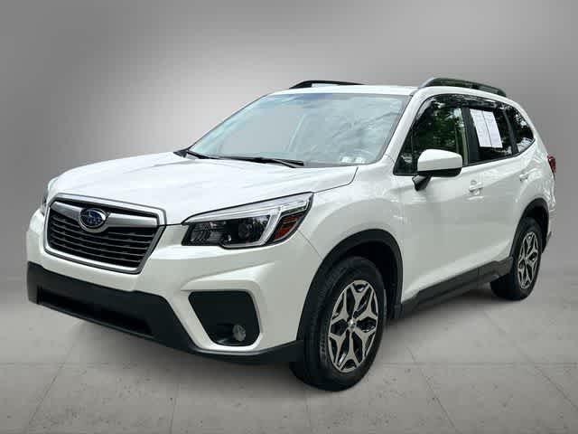 Crystal White Pearl 2021 Subaru Forester SUV / Crossover All-Wheel Drive Continuously Variable Transmission