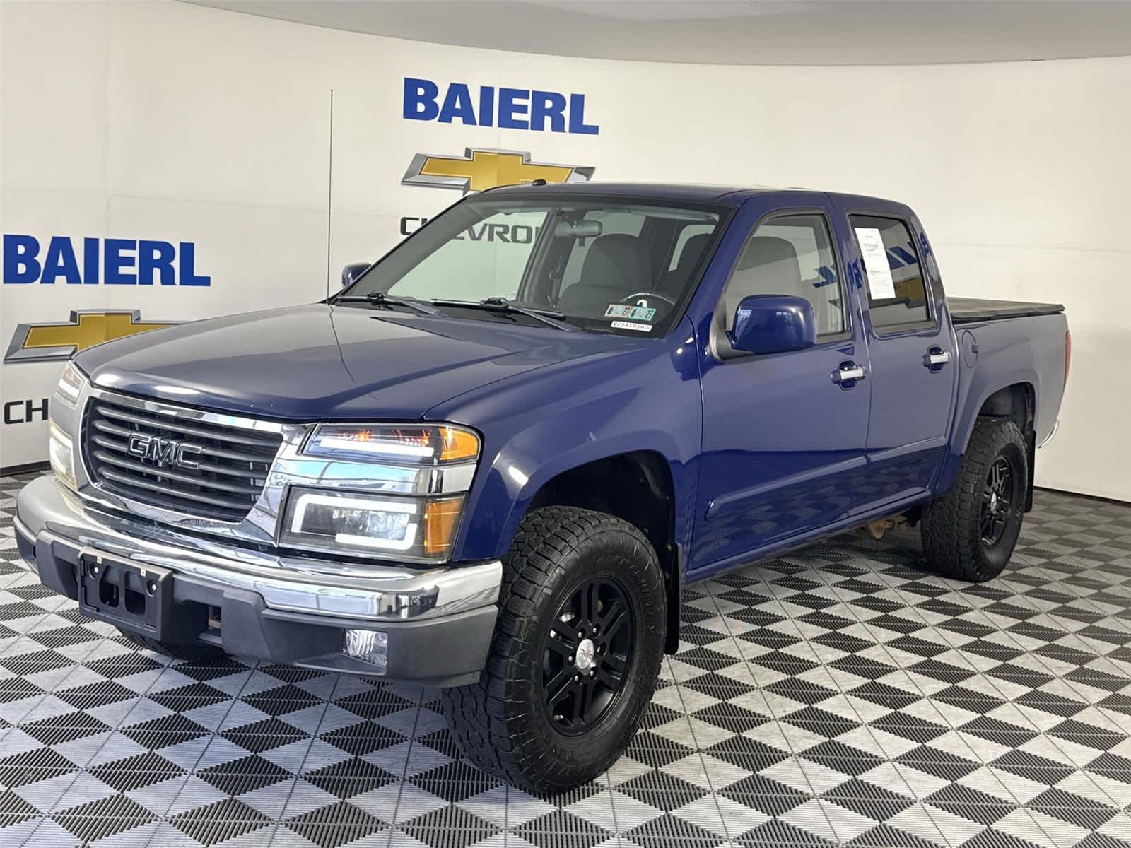 Navy Blue 2009 GMC Canyon Pickup Truck Four-Wheel Drive 4-Speed Automatic