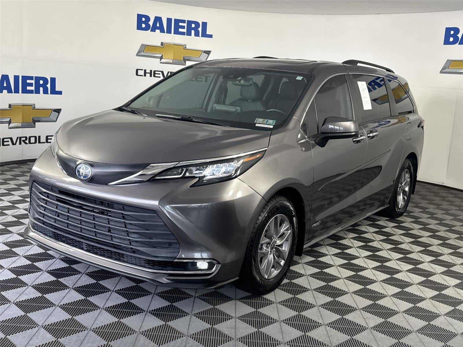 Predawn Gray Mica 2021 Toyota Sienna Minivan All-Wheel Drive Continuously Variable Transmission