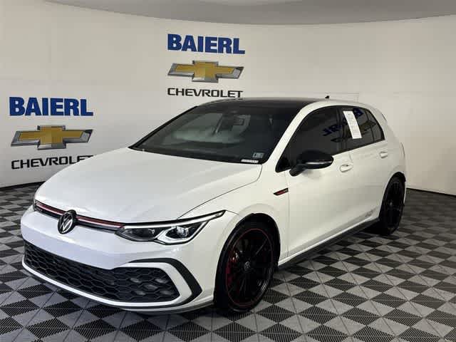 Opal White w/Black Roof 2023 Volkswagen Golf GTI Hatchback Front-Wheel Drive 6-Speed Manual