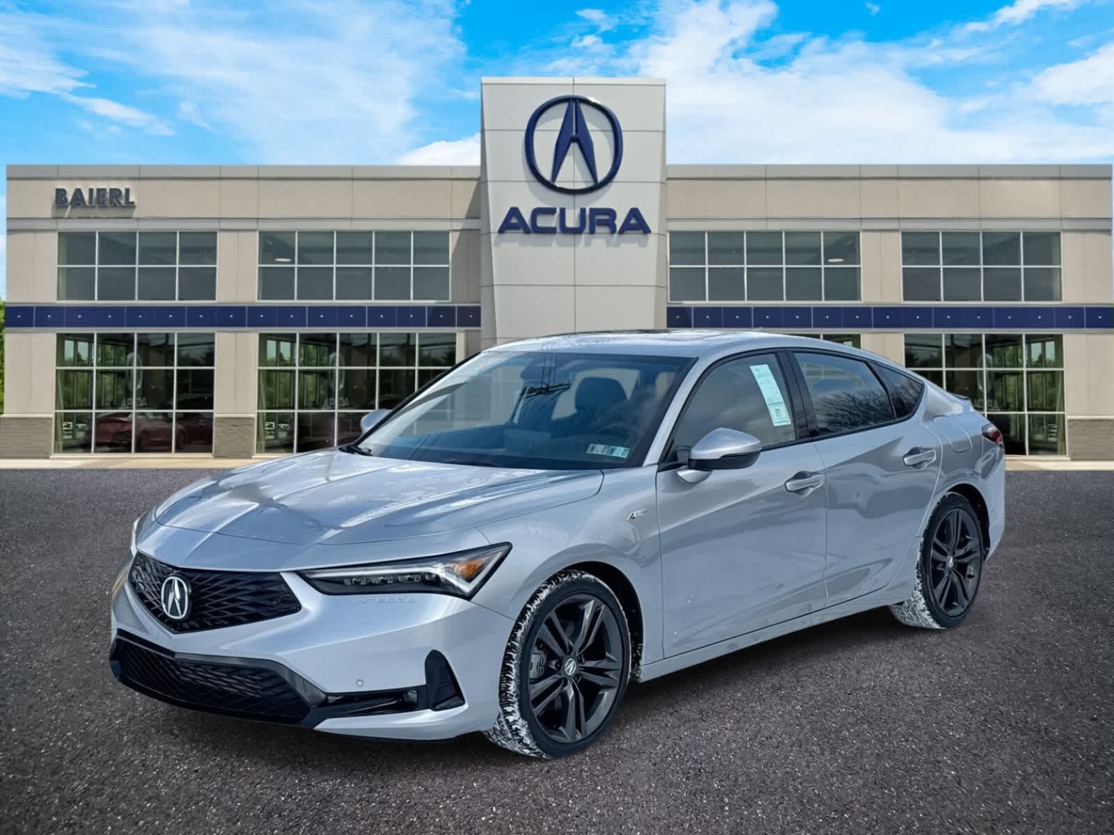 Lunar Silver Metallic 2025 Acura Integra FWD with Technology and A-SPEC Package Sedan Front-Wheel Drive Continuously Variable Transmission