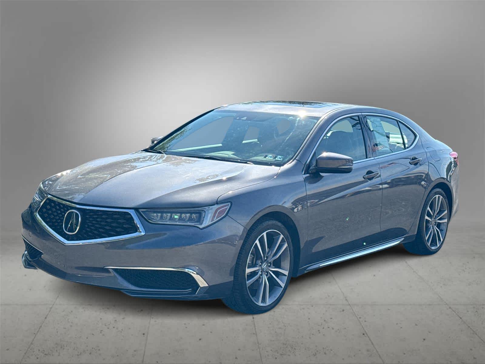 Gray (Modern Steel Metallic) 2020 Acura TLX Sedan All-Wheel Drive 9-Speed Automatic