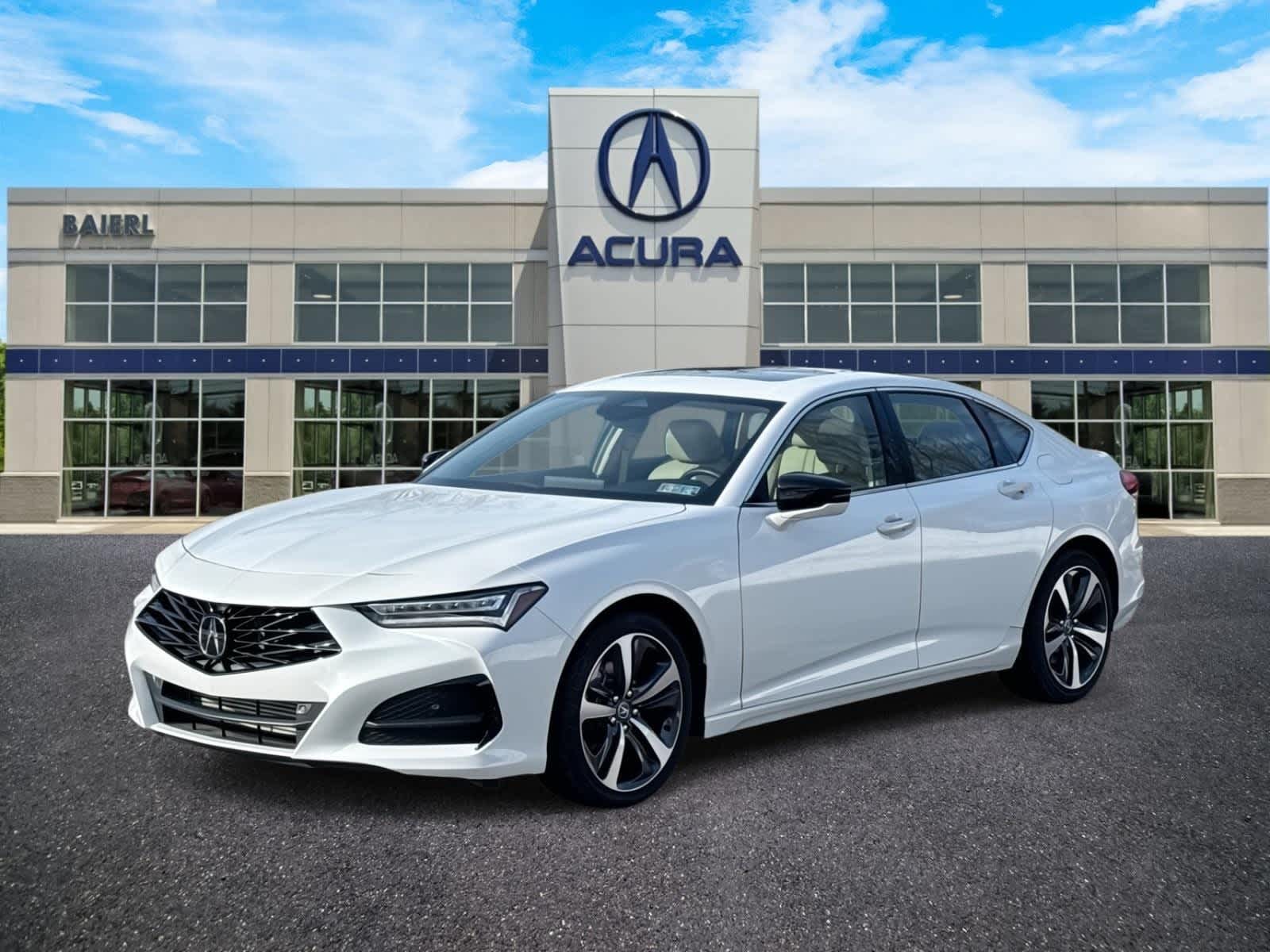 Platinum White Pearl 2025 Acura TLX FWD with Technology Package Sedan Front-Wheel Drive Automatic