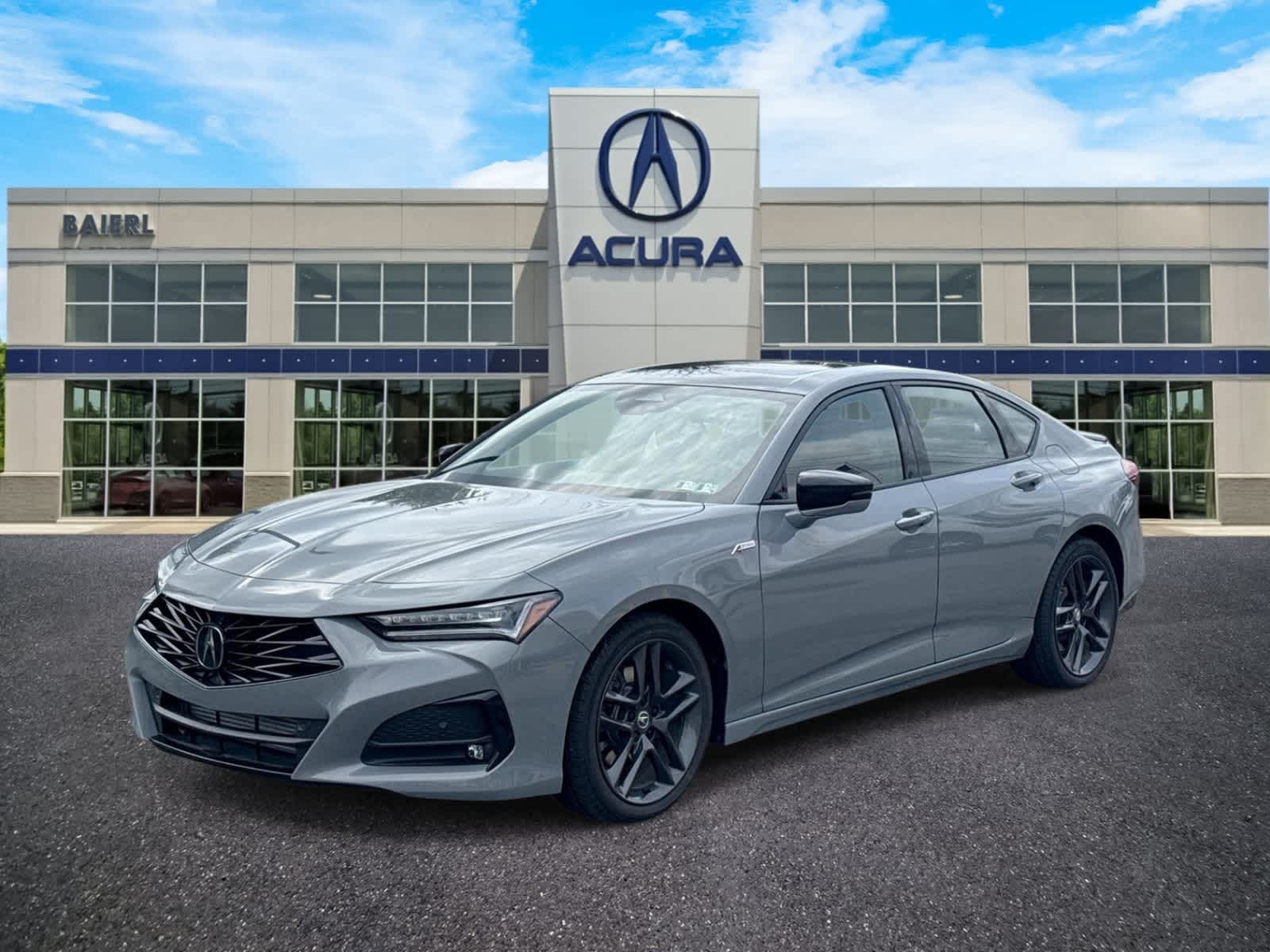 Urban Gray Pearl 2025 Acura TLX SH-AWD with A-Spec Package Sedan All-Wheel Drive Automatic