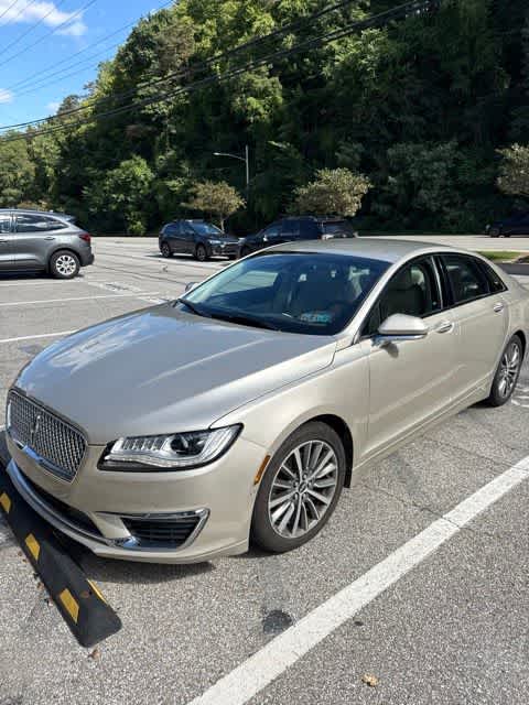 Palladium White Gold Metallic 2017 Lincoln MKZ Sedan All-Wheel Drive Automatic