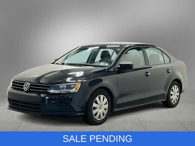 Black Uni 2015 Volkswagen Jetta Sedan Front-Wheel Drive 6-Speed Automatic