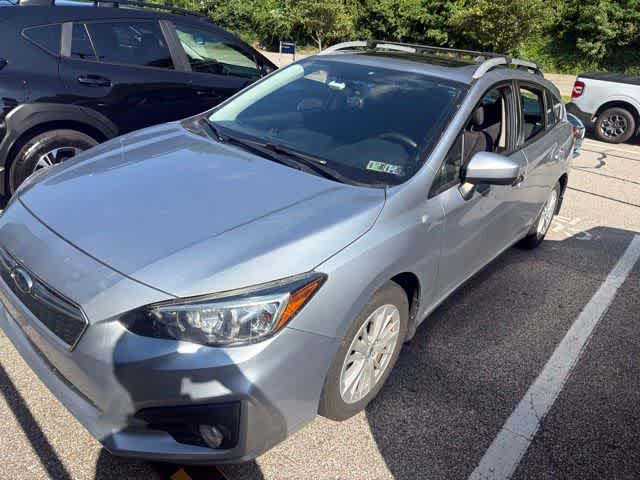Ice Silver Metallic 2017 Subaru Impreza Hatchback All-Wheel Drive Continuously Variable Transmission