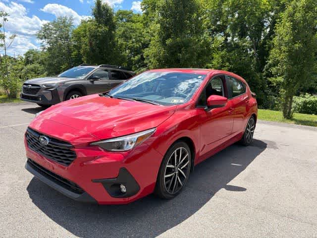 Pure Red 2024 Subaru Impreza Wagon All-Wheel Drive Continuously Variable Transmission