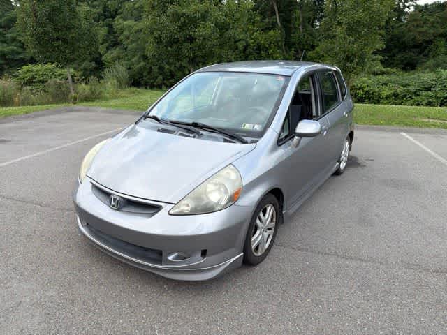 Silver 2007 Honda Fit Hatchback Front-Wheel Drive 5-Speed Manual