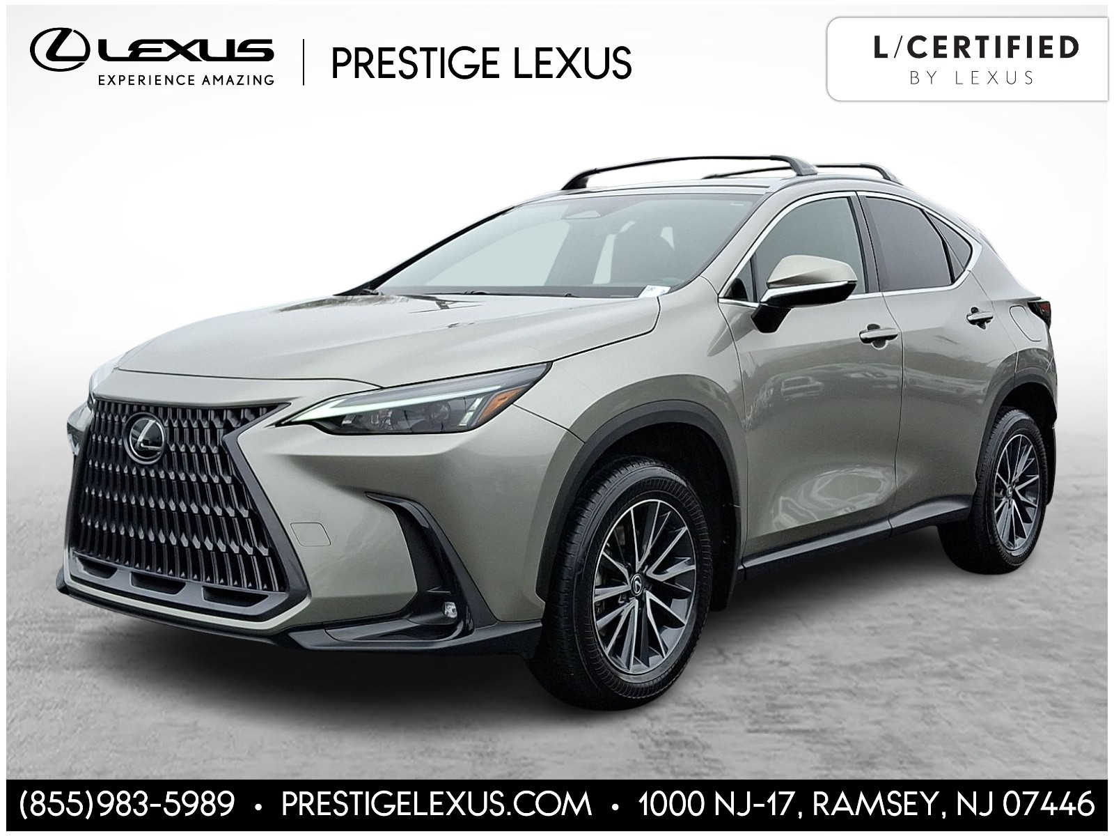 Atomic Silver 2024 Lexus NX Hybrid 350h AWD SUV / Crossover All-Wheel Drive Continuously Variable Transmission