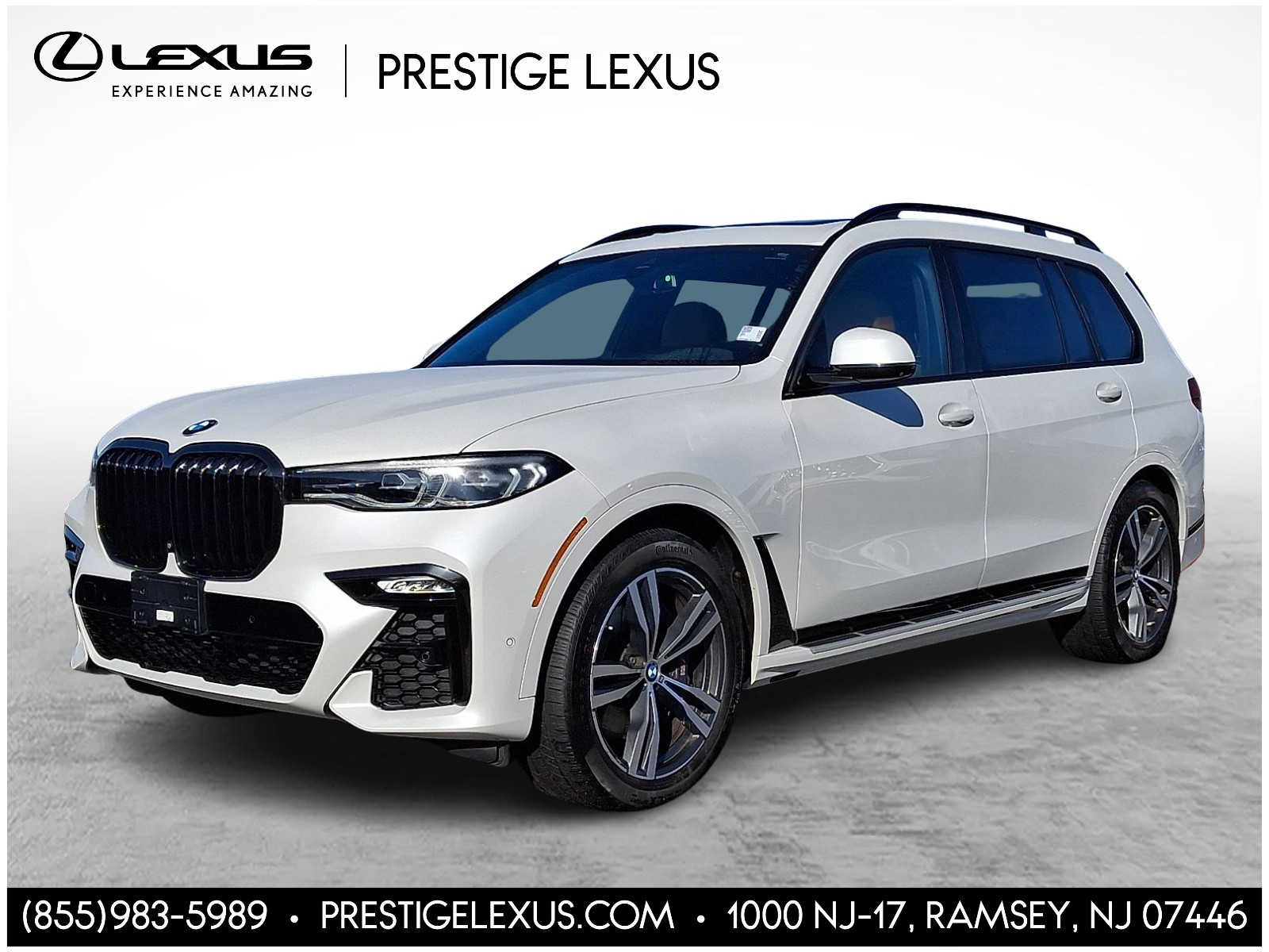 Mineral White Metallic 2021 BMW X7 xDrive40i AWD SUV / Crossover All-Wheel Drive 8-Speed Automatic