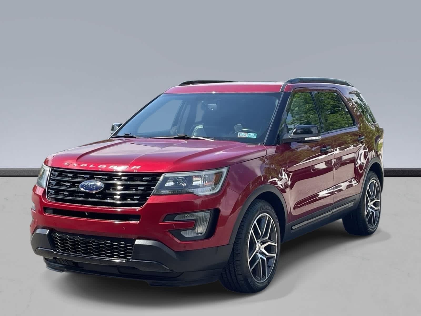 Ruby Red Metallic Tinted Clearcoat 2016 Ford Explorer SUV / Crossover All-Wheel Drive 6-Speed Automatic