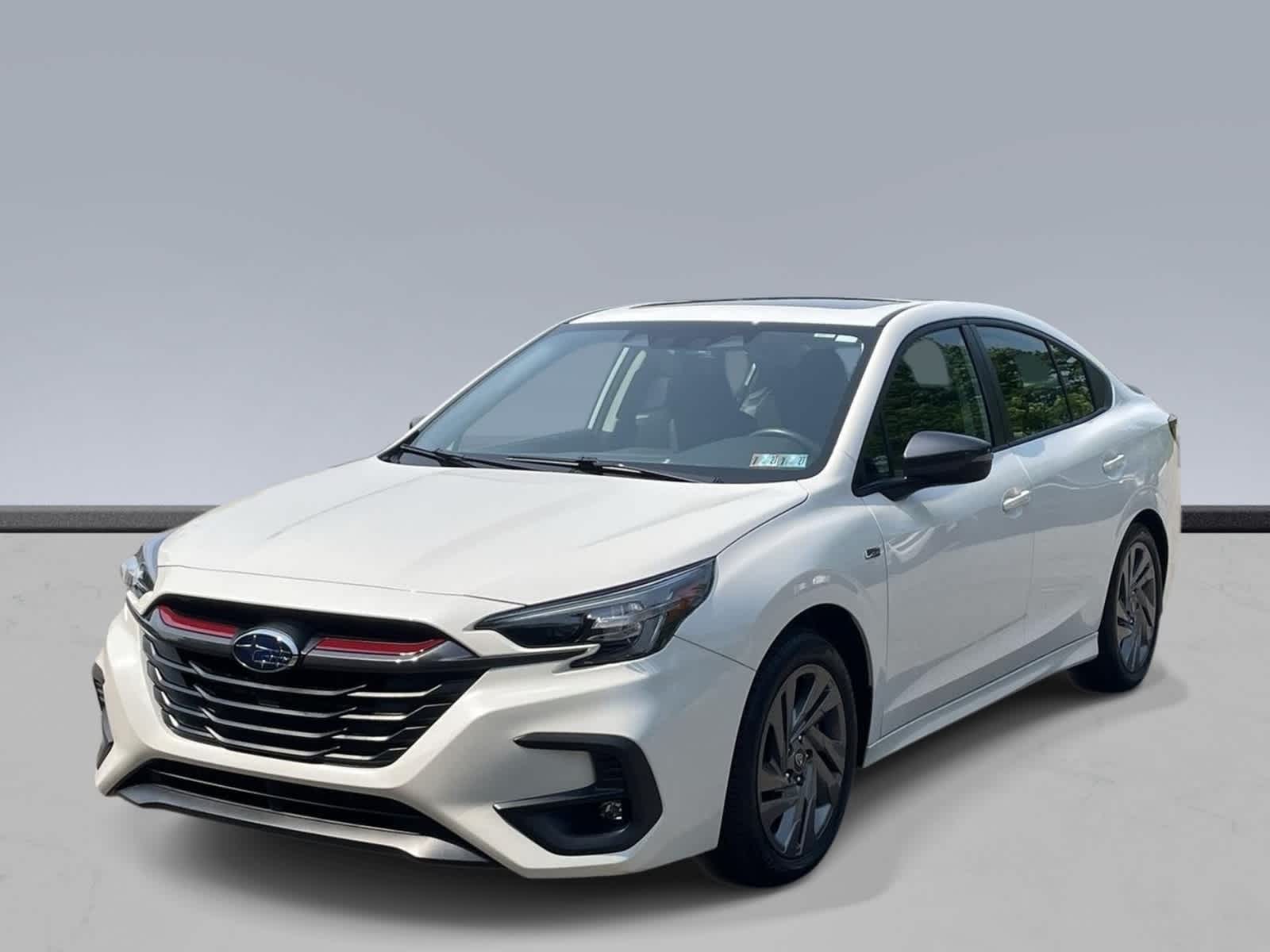 Crystal White Pearl 2024 Subaru Legacy Sedan All-Wheel Drive Continuously Variable Transmission