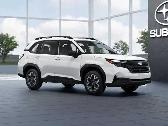 White 2026 Subaru Forester SUV / Crossover All-Wheel Drive Continuously Variable Transmission