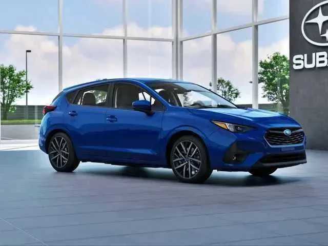 Blue 2026 Subaru Impreza Wagon All-Wheel Drive Continuously Variable Transmission