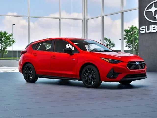Red 2026 Subaru Impreza Wagon All-Wheel Drive Continuously Variable Transmission