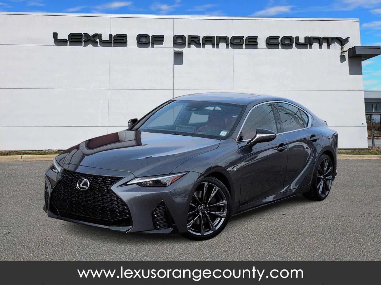 Cloudburst Gray 2023 Lexus IS 350 F Sport RWD Sedan Rear-Wheel Drive 8-Speed Automatic