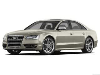 Silver 2013 Audi S8 Sedan All-Wheel Drive 8-Speed Automatic