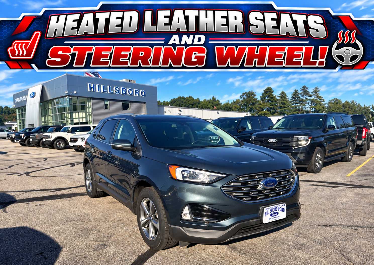Baltic Sea Green Metallic 2019 Ford Edge SUV / Crossover All-Wheel Drive 8-Speed Automatic