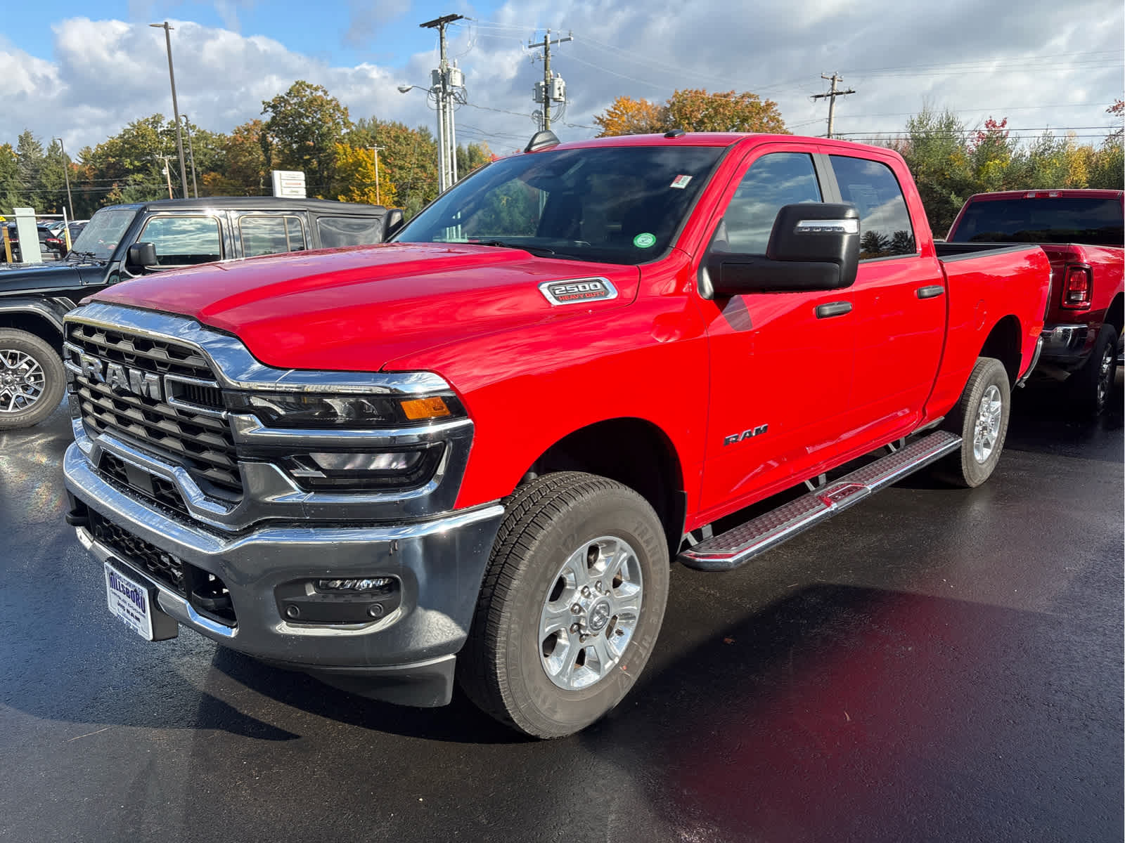 Flame Red Clearcoat 2026 RAM 2500 Pickup Truck Four-Wheel Drive 8-Speed Automatic
