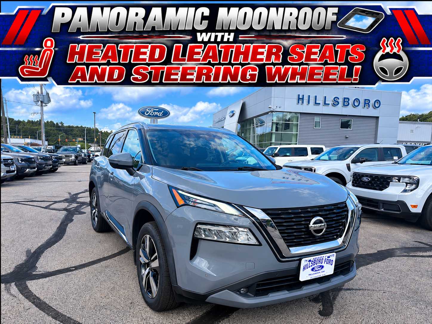 Boulder Gray Pearl 2021 Nissan Rogue SUV / Crossover All-Wheel Drive Continuously Variable Transmission