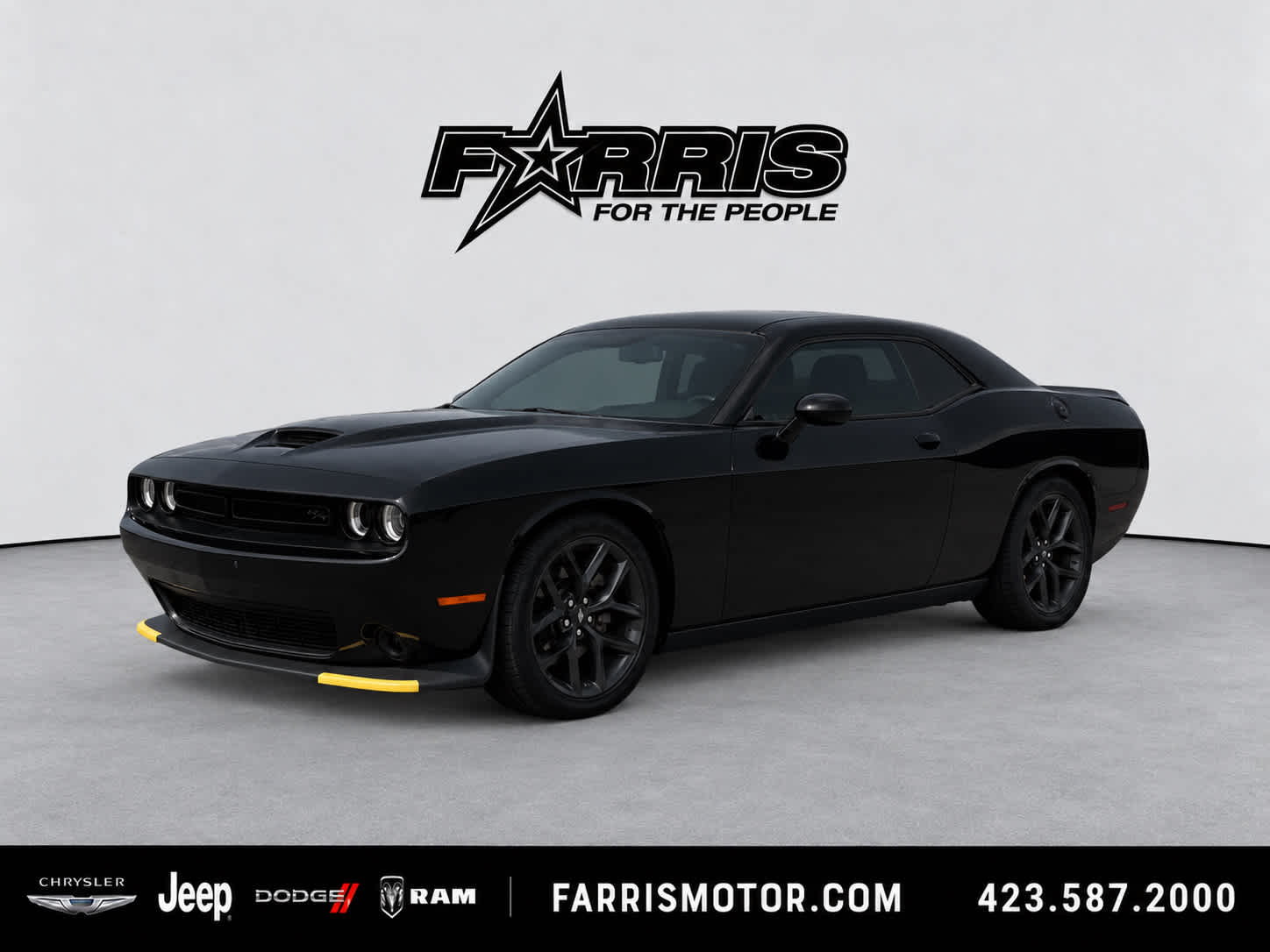 Pitch Black Clearcoat 2023 Dodge Challenger Coupe Rear-Wheel Drive 6-Speed Manual