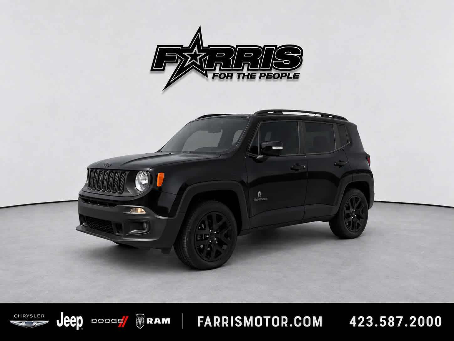 Black 2017 Jeep Renegade SUV / Crossover Four-Wheel Drive 9-Speed Automatic