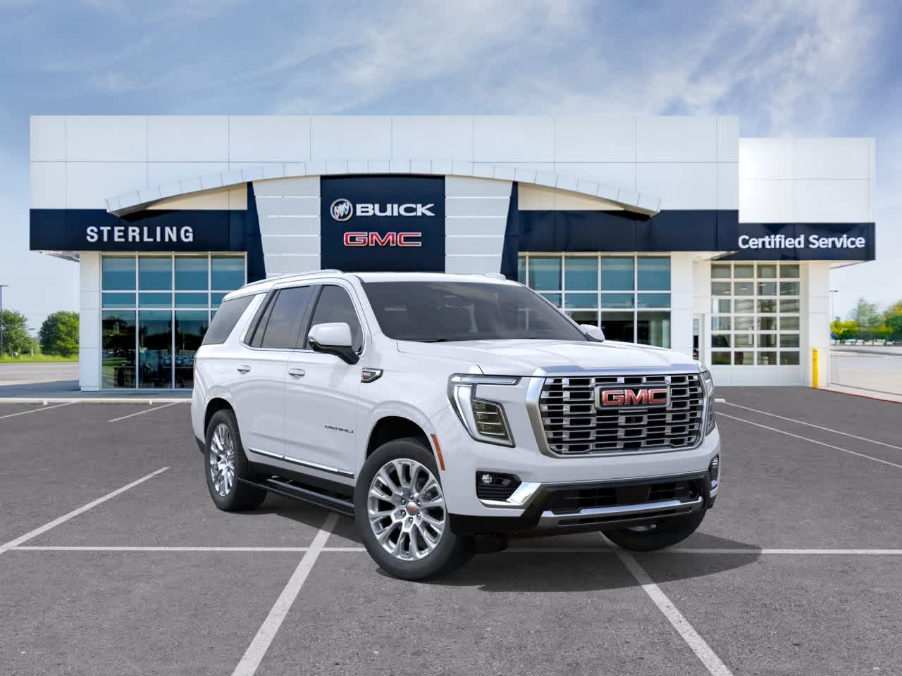 GLACIER WHT TRI 2026 GMC Yukon Denali RWD SUV / Crossover 4X2 Automatic