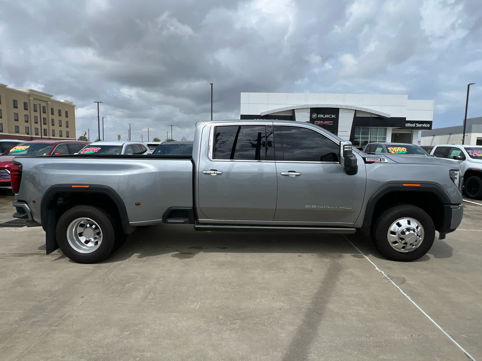 Sterling Metallic 2025 GMC Sierra 3500HD Denali Crew Cab 4WD Pickup Truck Four-Wheel Drive Automatic