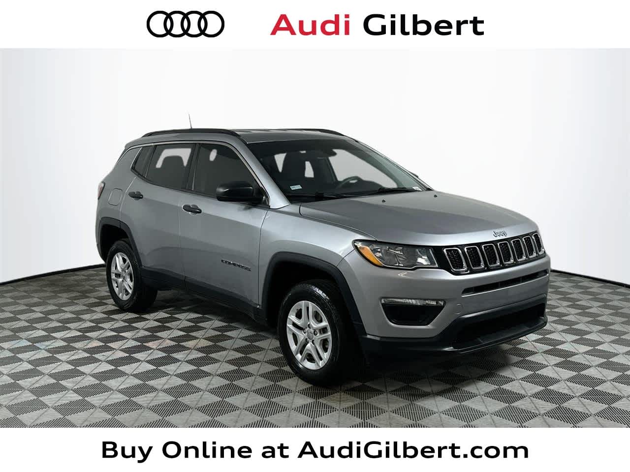 Billet Silver Metallic Clearcoat 2021 Jeep Compass Sport 4WD SUV / Crossover Four-Wheel Drive 9-Speed Automatic