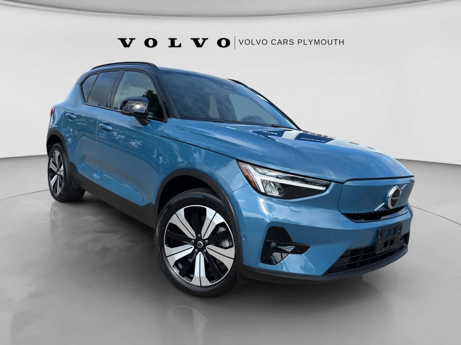 Fjord Blue Metallic 2023 Volvo XC40 Recharge SUV / Crossover All-Wheel Drive 1-Speed Automatic