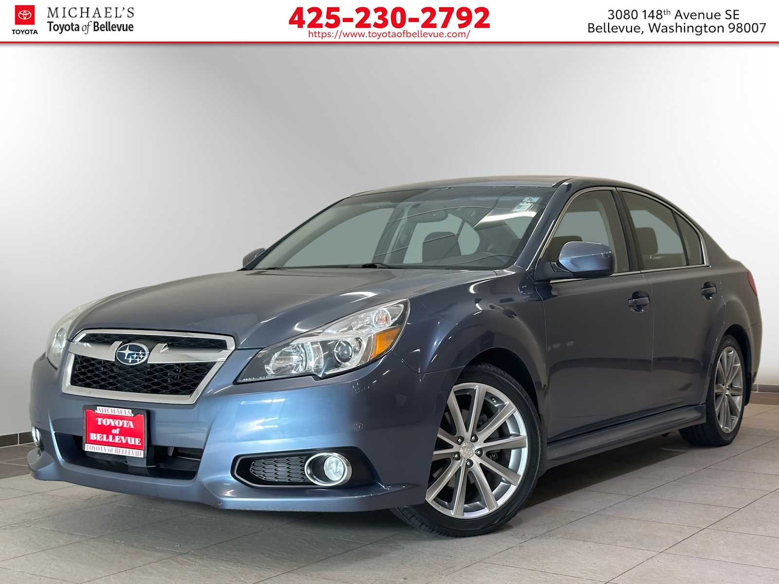 Twilight Blue Metallic 2014 Subaru Legacy 2.5i Sport AWD Sedan All-Wheel Drive 6-Speed Manual