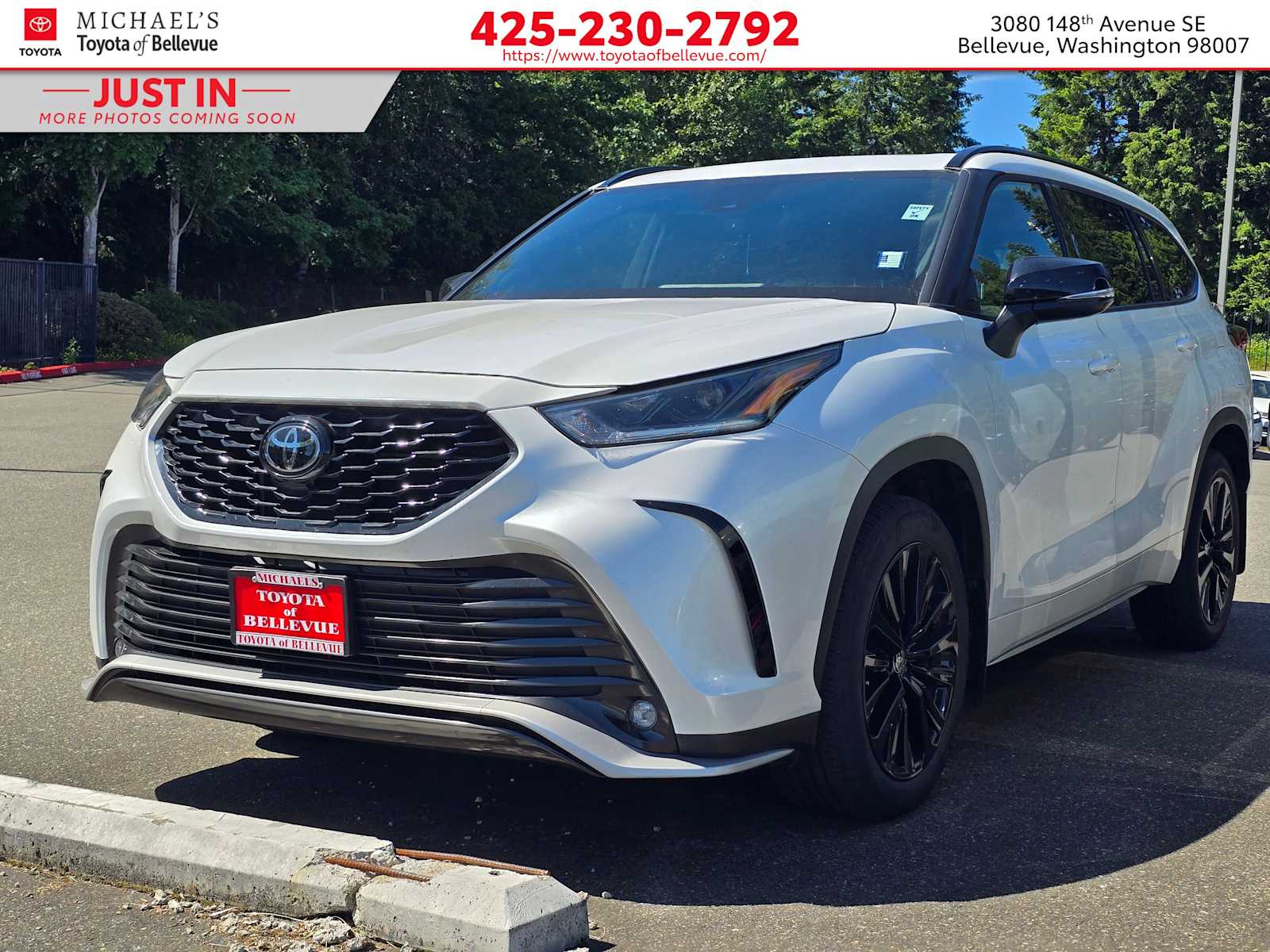 White (Wind Chill Pearl) 2023 Toyota Highlander XSE AWD SUV / Crossover All-Wheel Drive 8-Speed Automatic