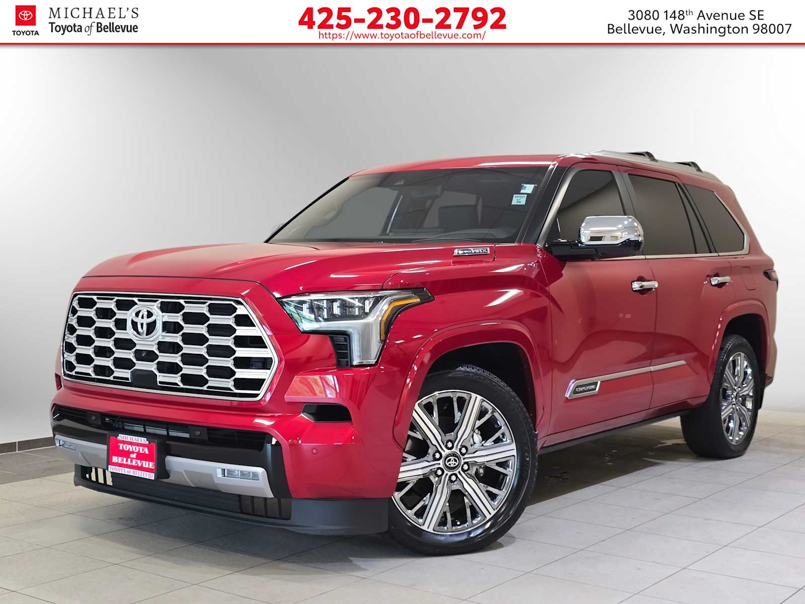 Supersonic Red 2026 Toyota Sequoia SUV / Crossover Four-Wheel Drive Automatic