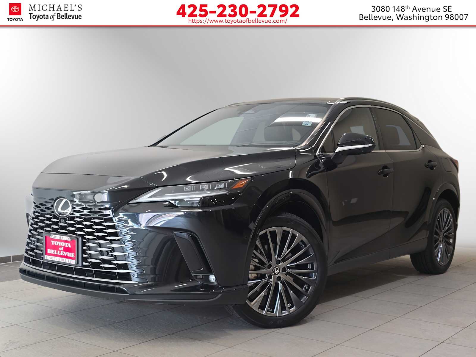 Black (Caviar) 2025 Lexus RX Hybrid SUV / Crossover All-Wheel Drive Continuously Variable Transmission