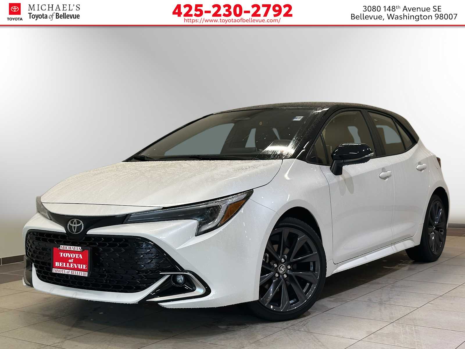 Wind Chill Pearl/Midnight Black Metallic 2026 Toyota Corolla Hatchback XSE FWD Hatchback Front-Wheel Drive Continuously Variable Transmission