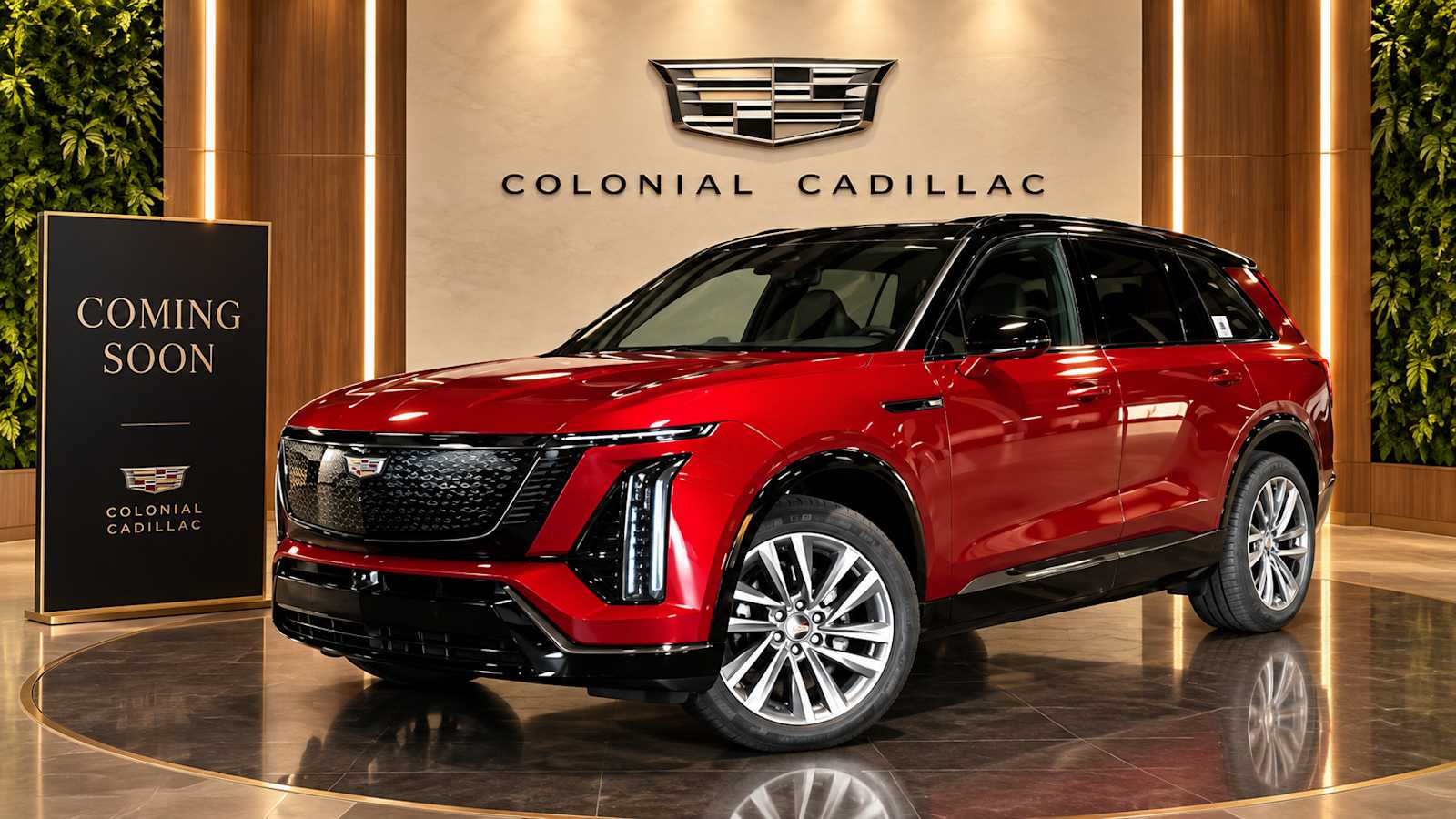 Radiant Red Tintcoat 2026 Cadillac VISTIQ SUV / Crossover All-Wheel Drive 1-Speed Automatic