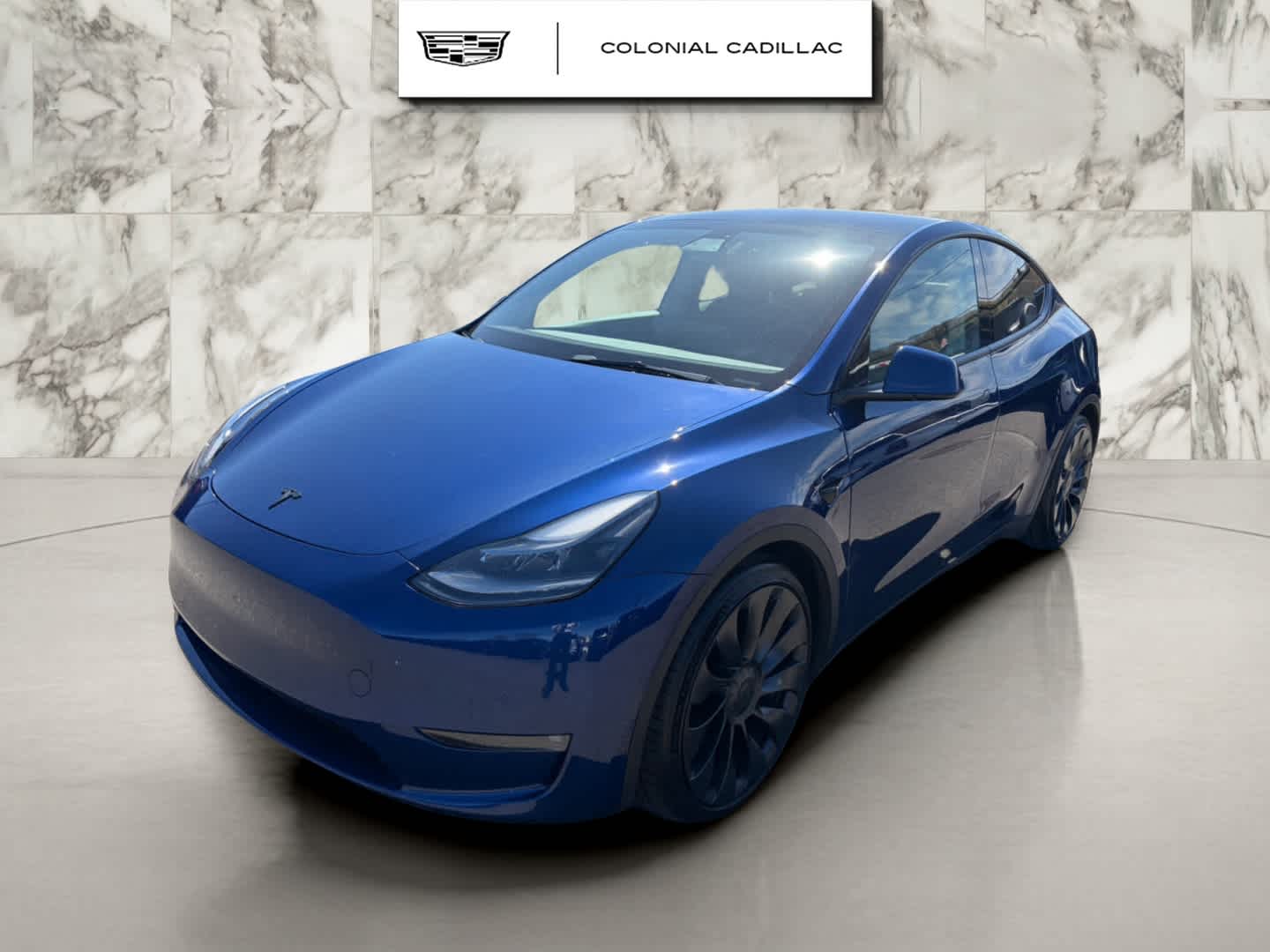 Deep Blue Metallic 2021 Tesla Model Y Performance AWD SUV / Crossover All-Wheel Drive 1-Speed Automatic