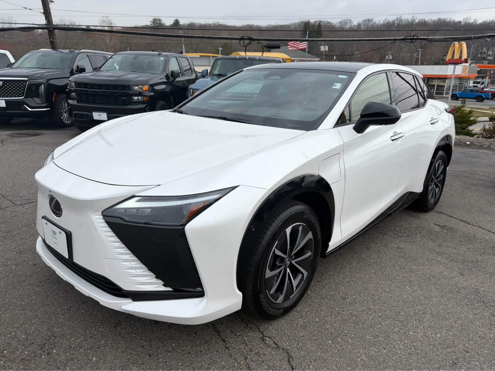 Eminent White Pearl 2024 Lexus RZ 450e Premium AWD with 18 inch Wheels SUV / Crossover All-Wheel Drive 1-Speed Automatic