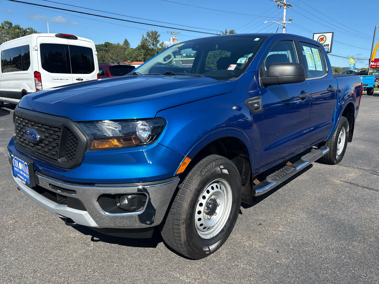 Lightning Blue 2019 Ford Ranger Pickup Truck Four-Wheel Drive Automatic