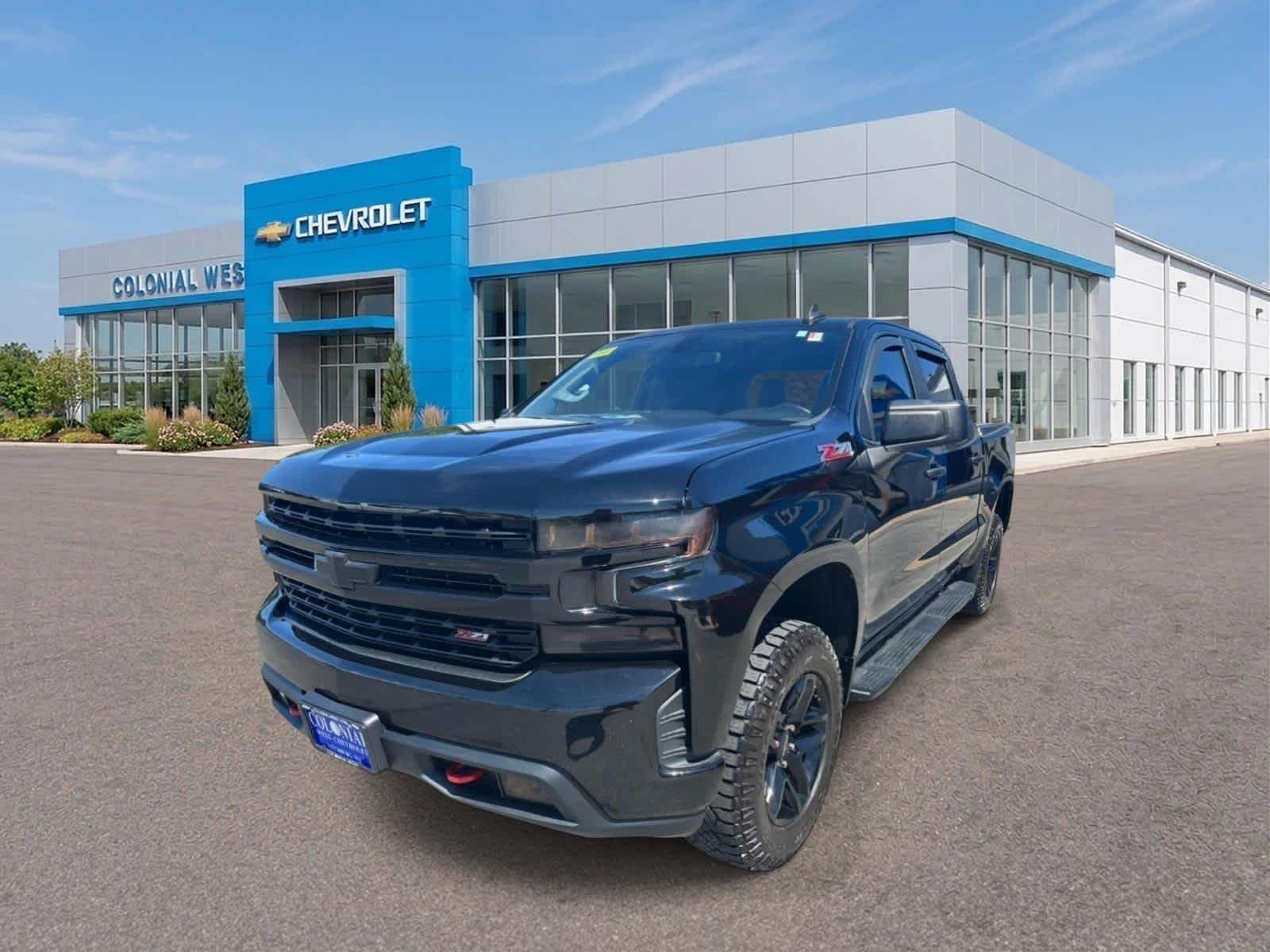Black 2020 Chevrolet Silverado 1500 Pickup Truck Four-Wheel Drive Automatic
