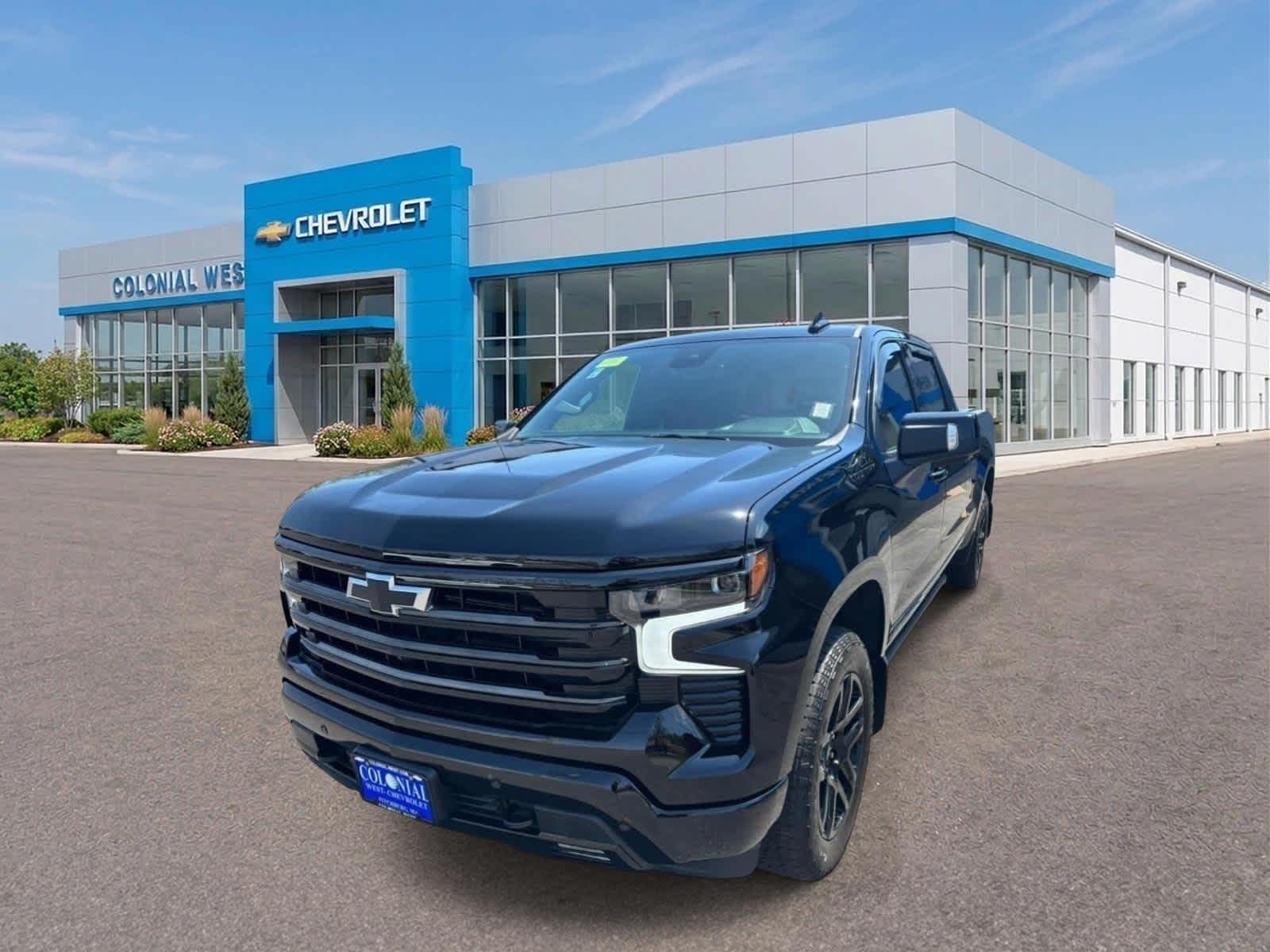 Black 2024 Chevrolet Silverado 1500 Pickup Truck Four-Wheel Drive Automatic