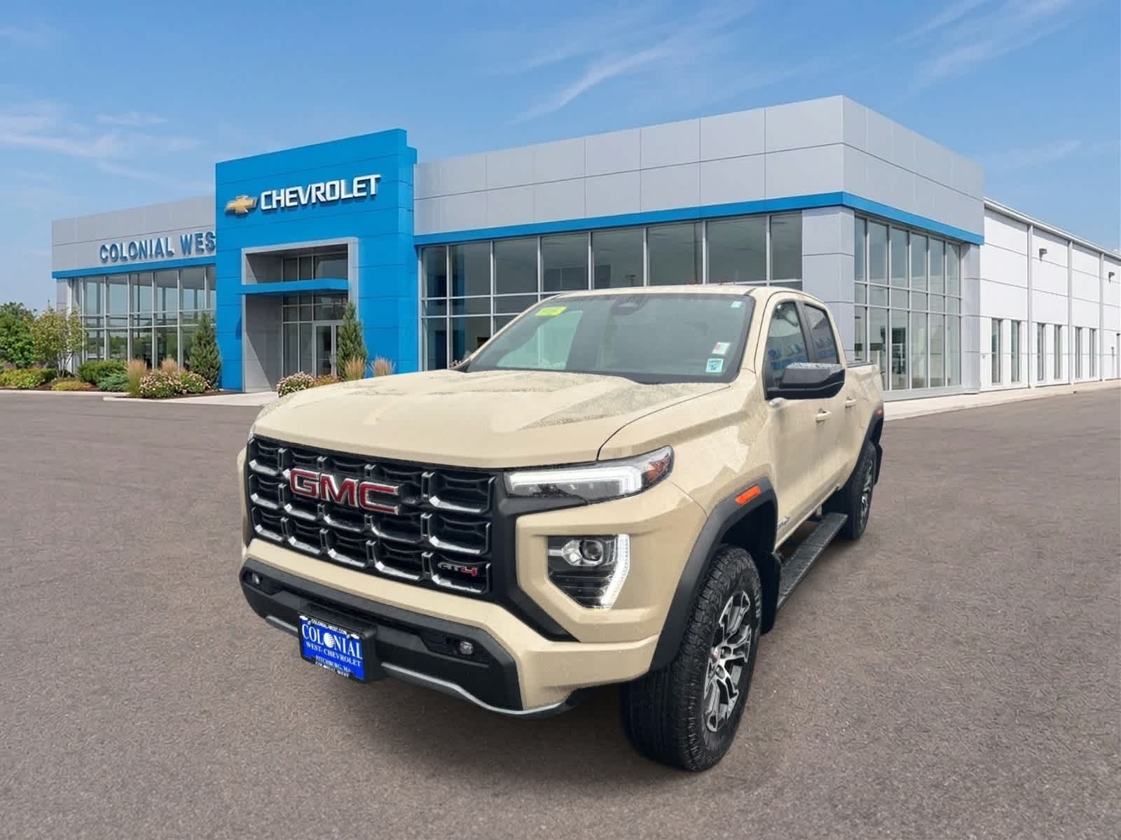 Desert Sand Metallic 2024 GMC Canyon Pickup Truck Four-Wheel Drive 8-Speed Automatic