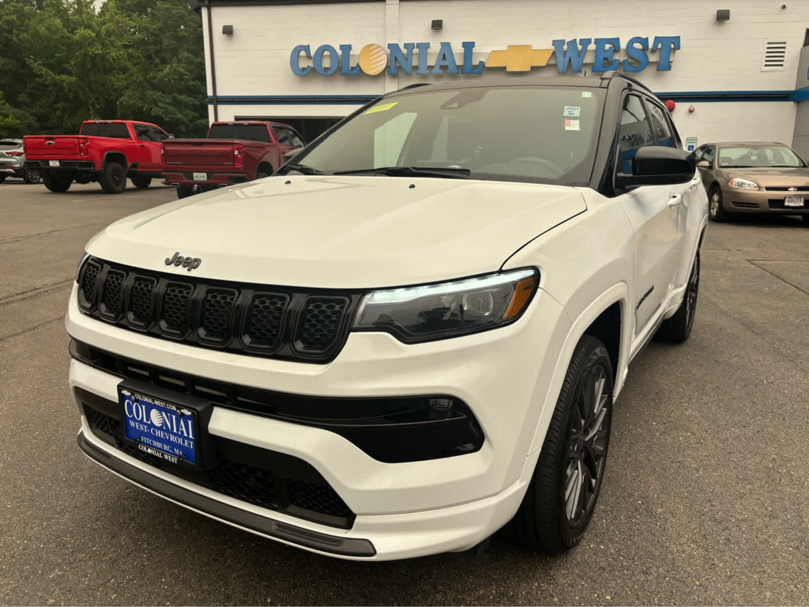 Bright White Clearcoat 2024 Jeep Compass SUV / Crossover Four-Wheel Drive 8-Speed Automatic