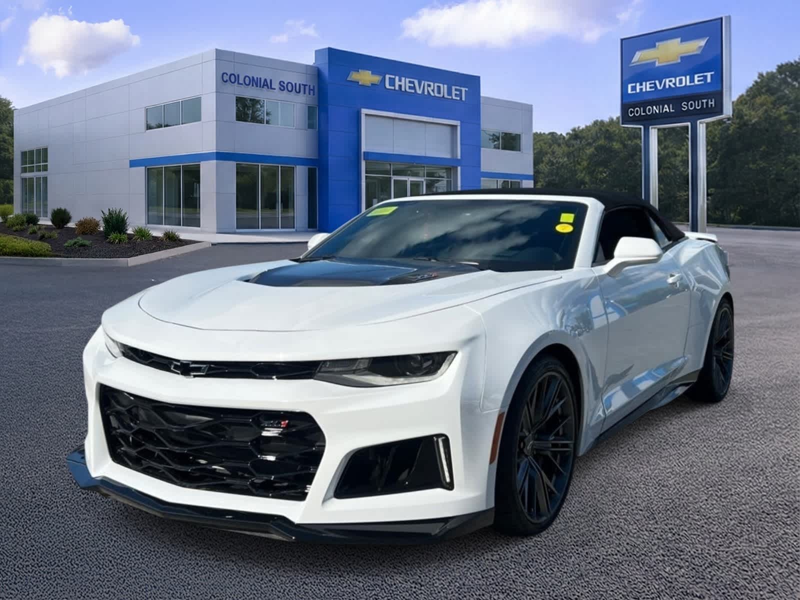 Summit White 2023 Chevrolet Camaro Convertible Rear-Wheel Drive Automatic