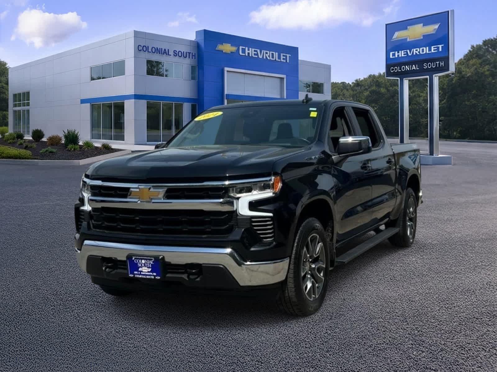 Black 2024 Chevrolet Silverado 1500 Pickup Truck Four-Wheel Drive 8-Speed Automatic
